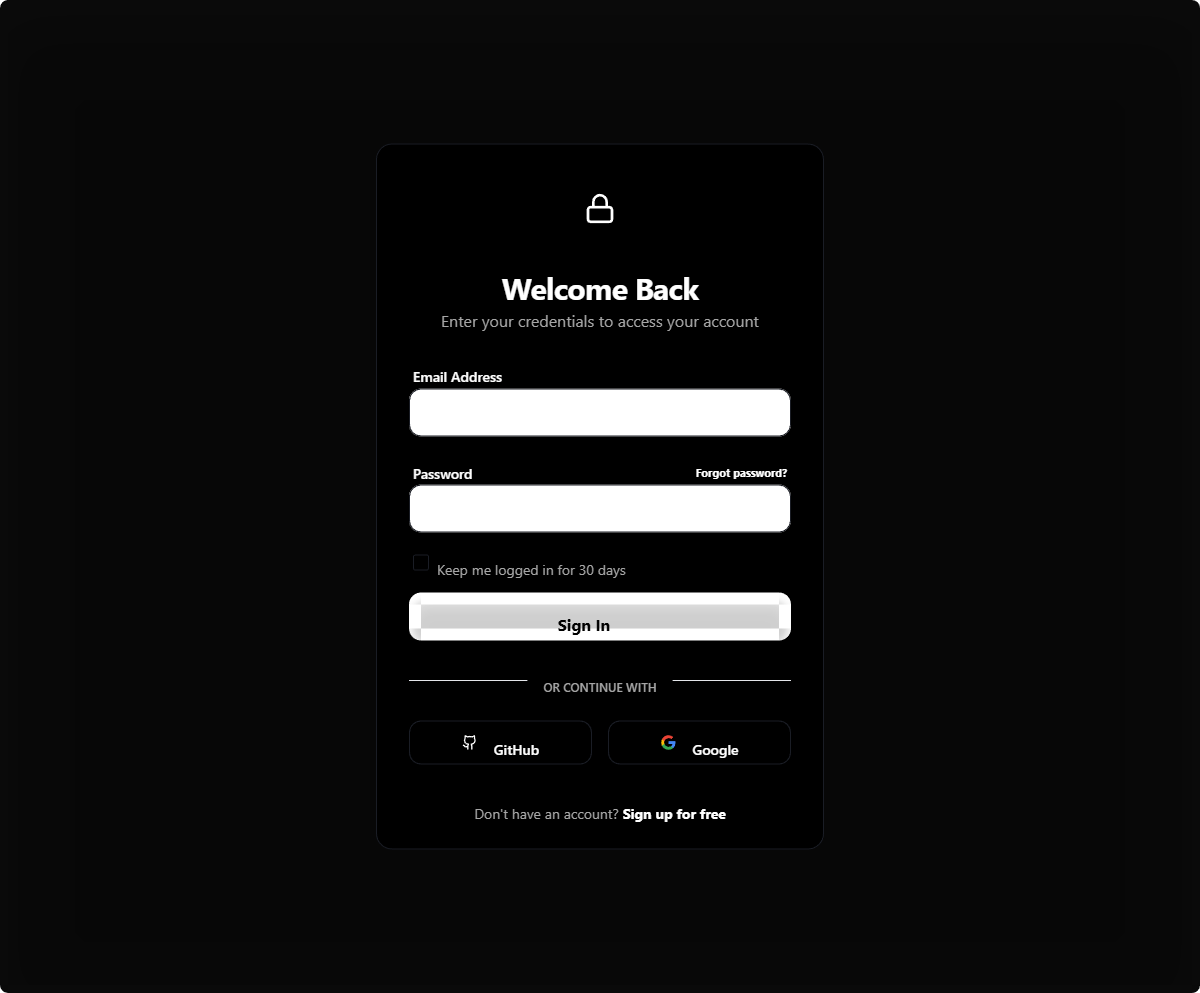 Pro Visual Login
